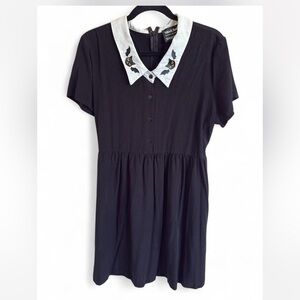 ModCloth × Dangerfield "When Bats and Cats Collide" Dress | Whimsygoth